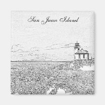 San Juan Island Refrigerator Magnet