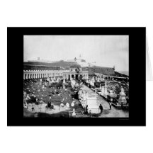 San Juan, Puerto Rico Cemetary 1894 Greeting Cards