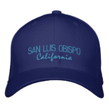 San Luis Obispo California Embroidered Hat