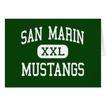 San Marin - Mustangs - High - Novato California Cards