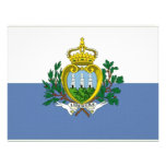 San Marino National Flag Personalized Invites