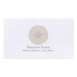 Sand Dollar Business Card