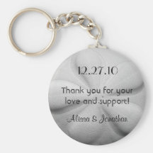 Sand Dollar Personalised Key Ring Wedding Favour Key Chains
