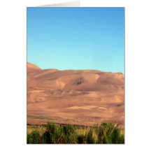 sand dunes 049 greeting card