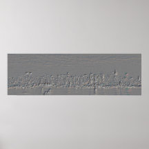 Sand imprint NYC skyline