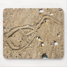 Sand mouse mouse pad