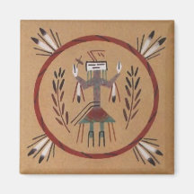 Sand Painting Fridge Magnet