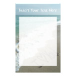 Sand Writing on the Beach, I Love You Personalized Stationery