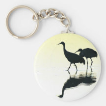 Sandhill Cranes Key Chain