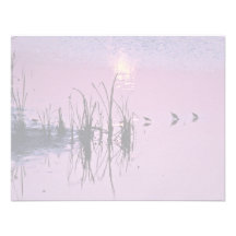 Sandpipers in the sunset invitations