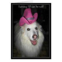*Sandy - 70th Birthday Greeting Card