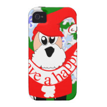 santa2.png iPhone 4 case