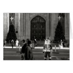 Santa at St. Patrick's Cathedral Card