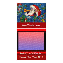 SANTA  BUGLER / CHRISTMAS NIGHT PICTURE CARD