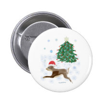 Santa Bunny Pin