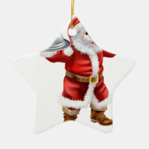 Santa Chef Christmas Ornaments