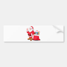 Santa Claus Bumper Stickers