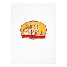 Santa Claus Christmas Parade Retro Invitations
