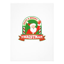 Santa Claus Father Christmas Retro Invitations