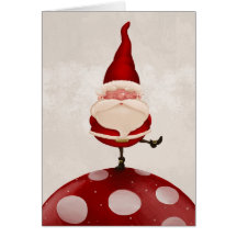 Santa Claus fungus Greeting Cards