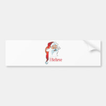 Santa Claus. I Believe. Bumper Stickers