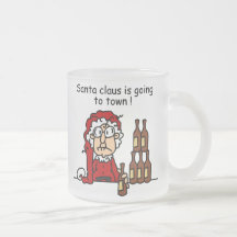Santa Claus is Going to Town Mug