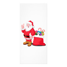 Santa Claus Rack Card