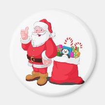 Santa Claus Refrigerator Magnet