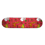 Santa Claus – Reindeer & Candy Canes Skate Board