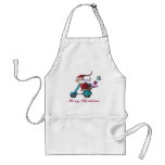 Santa Claus Scooterist Apron