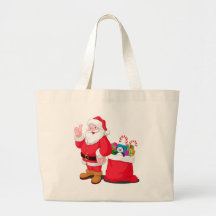 Santa Claus Tote Bag