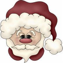 Santa Clause Ornament Acrylic Cut Out