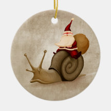 Santa Clause rides nail Christmas Tree Ornaments