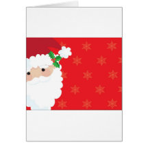 Santa Frame Greeting Cards
