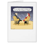 Santa Gets Some Advice Greeting Card