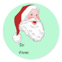 Santa Gift Stickers
