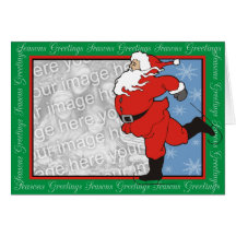 Santa Greetings Card