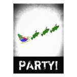 Santa & his Largemouth Bass - funny Personalised Invite