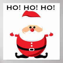 Santa Ho Ho Ho Posters