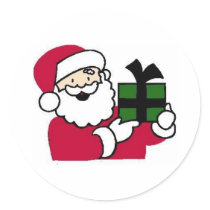 Santa Holding Gift