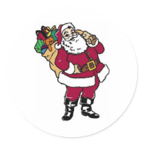 Santa Holds Toys