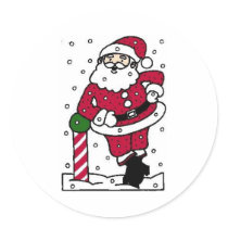 Santa In Snow