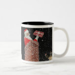 santa in the chimney mug