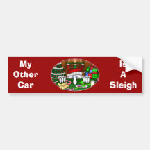 Santa Kilroy Bumper Sticker