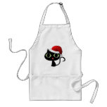 Santa kitty apron