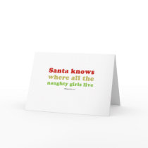 Santa knows all the naughty girls