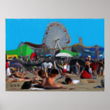 Santa Monica Art Print