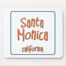 Santa Monica California BlueBox Mouse Pad