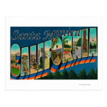 Santa Monica, California - Large Letter Scenes Post Cards