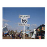 Santa Monica, California - RT 66 Postcard